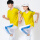 黄色套装【C11白裤蓝条】