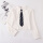 白色衬衫长袖(送领带)