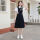 F262白短·袖+藏青护奶裙(65cm)+6