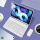【带笔槽款】薰衣草紫（圆）白键盘+白鼠标