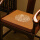 亚麻汉溏-椅垫（咖色）
