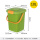 10升储物桶绿色厨余（带密封盖