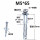 M5*65(适用14-33mm墙体)20个