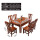单个实木餐桌+6椅 颜色联系KF备