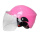 单镜片来图定制粉色夏盔