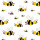 藏青色小蜜蜂50*150厘米