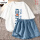 白色(凉夏)+蓝裤