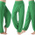 女灯笼裤莫代尔绿色-垂坠感夏天女裤