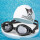 库洛米泳帽+黑色防雾泳镜