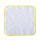 口水巾15*15厘米(黄色边) 小，软，薄