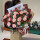 【诗情画意】19朵卡布奇诺玫瑰+泡泡花束