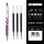 【紫色-个性发挥】黑芯+3支斑马JF黑色笔芯