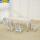 原子灰-木纹桌60*120+6张升降椅