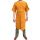 黄色无领半袖长105厘米反穿围裙