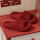 大红色拖鞋[红色]PVC材质 防滑