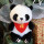 熊猫 福三角巾