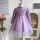 预售紫色连衣裙