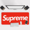 supreme潮图800*300mm精密锁边