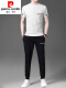 短袖长裤T2007白色【纯棉款】