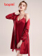 红色(睡裙+睡袍)