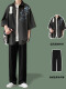 B371-DXC503黑色+冰丝裤