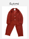酒红色 西装+裤子