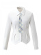 白衬衫+星野领带