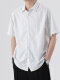 白色条纹冰丝衬衫(CS21611)