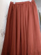 砖红色(裙长80厘米)