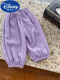 紫色 棉柔防蚊裤K4