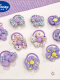 7#槿紫花朵10件套双层花