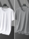 广州十三行T恤 白色+灰色(高质量)两件装