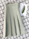 豆绿（裙长.38CM西装面料