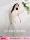 白色吊带裙-W18424151