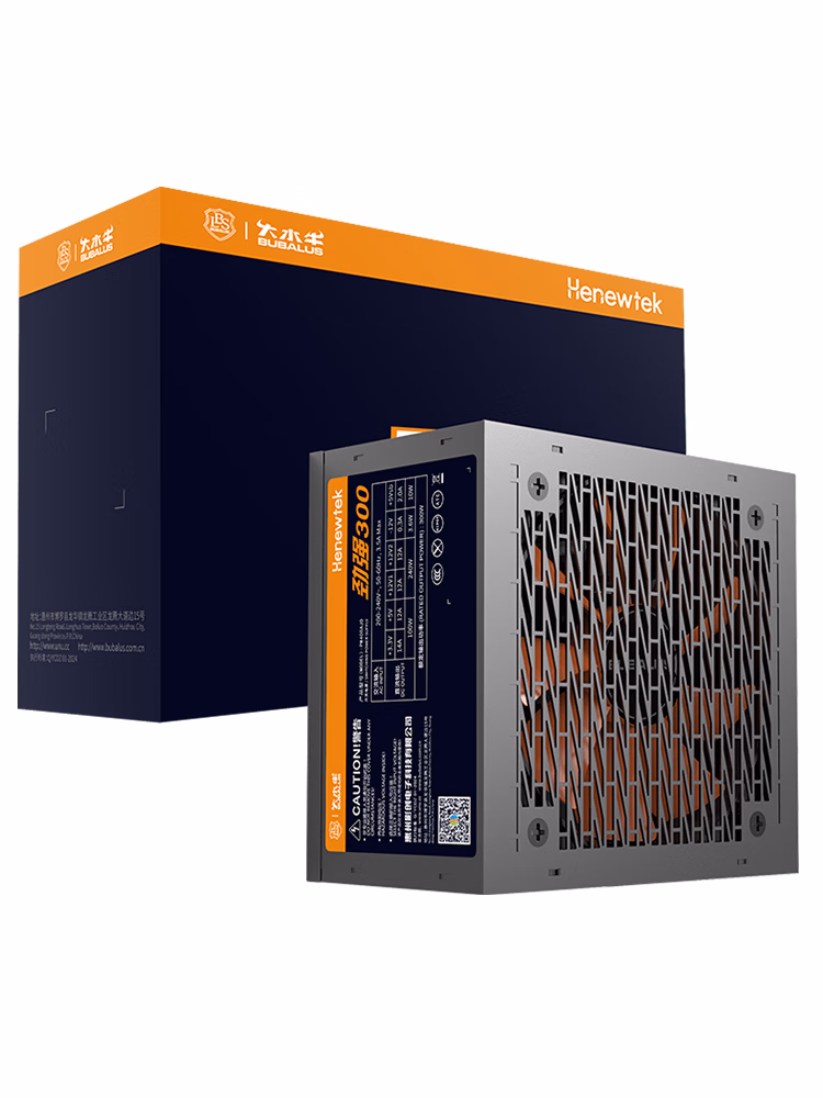 大水牛（BUBALUS）额定300W 劲强300台式电脑电源