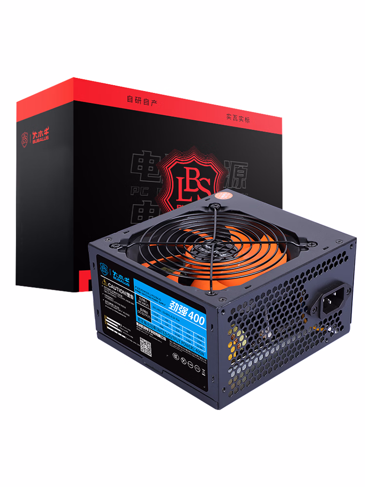 大水牛（BUBALUS）额定400W 劲强400台式电脑电源