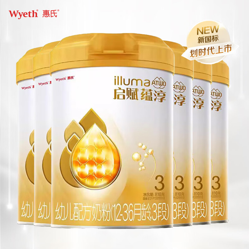 Wyeth/���� �����̴�A2 3�� Ӥ���̷� 810g 6�� 1860Ԫ