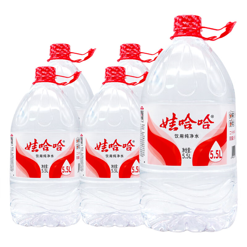 wahaha/�޹��� ���� Ͱװ ����ˮ 5.5L 4Ͱ 30.8Ԫ