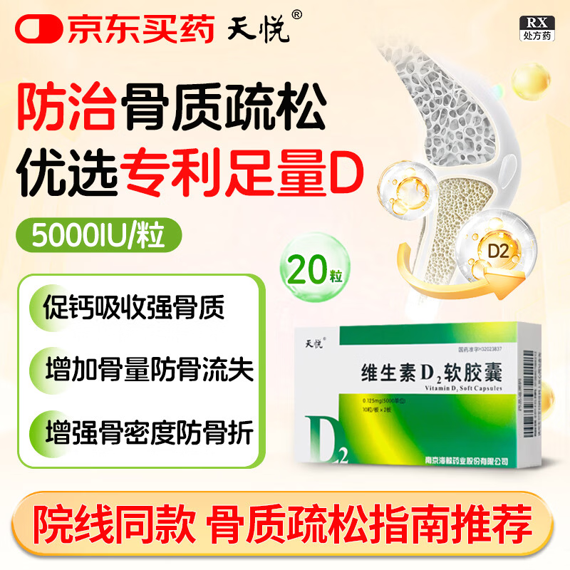 ����ά����D2������0.125mg(5000��λ)*10��*2��/�� 80.75Ԫ