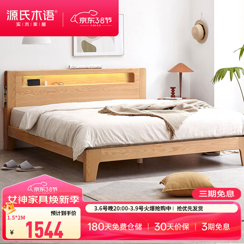 Դ��ľ��ȫʵľ����ŷ��С�������ҼҾ���ľ���ִ���Լ����1.5m1.8m˫�˴� ��3����ľԭľɫ����ҹ�ⴲֱ������ľ�� 1800mm*2000mm ��ܽṹ 1544Ԫ