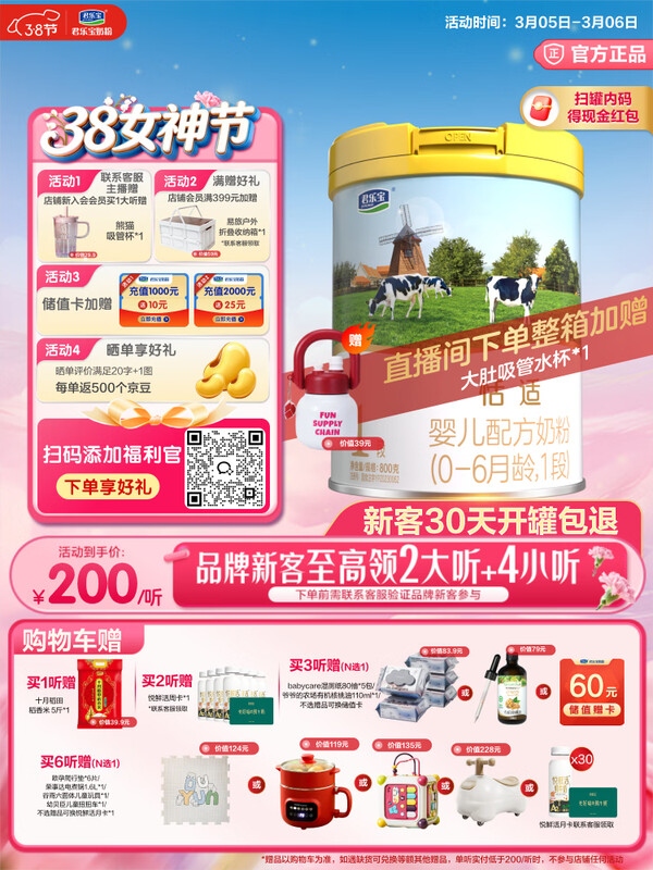 ���ֱ� ���� 1�� Ӥ���̷� 800g 1�� 199.89Ԫ