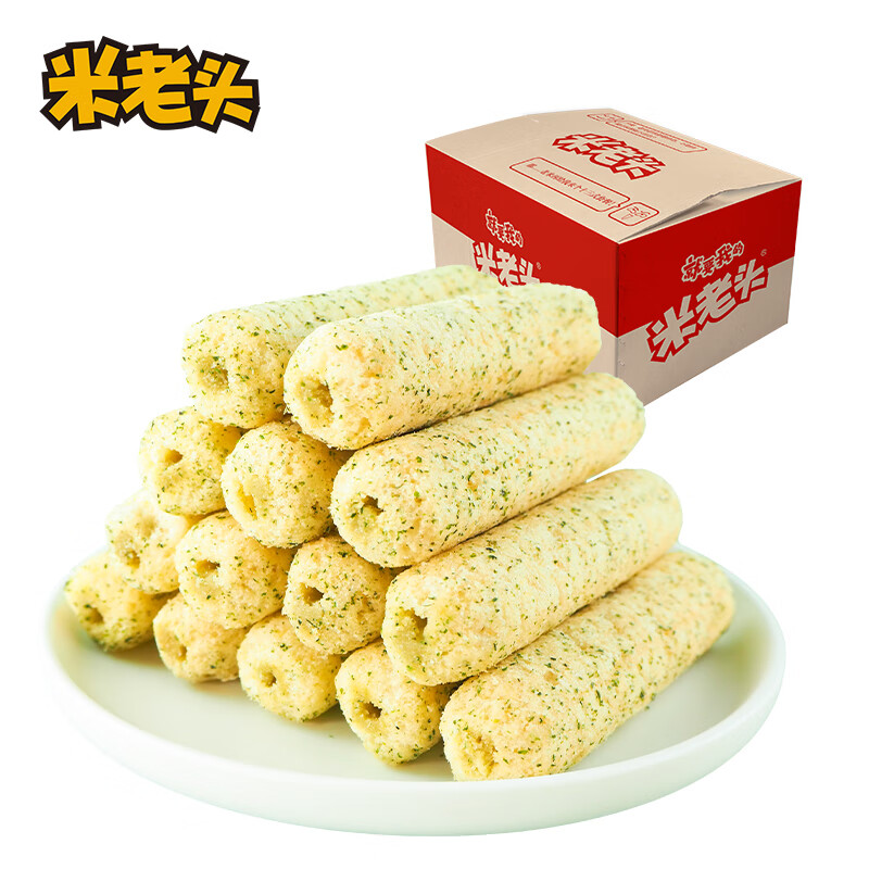 【官方旗舰店】米老头 多谷果子夹心米果能量棒 散装1kg