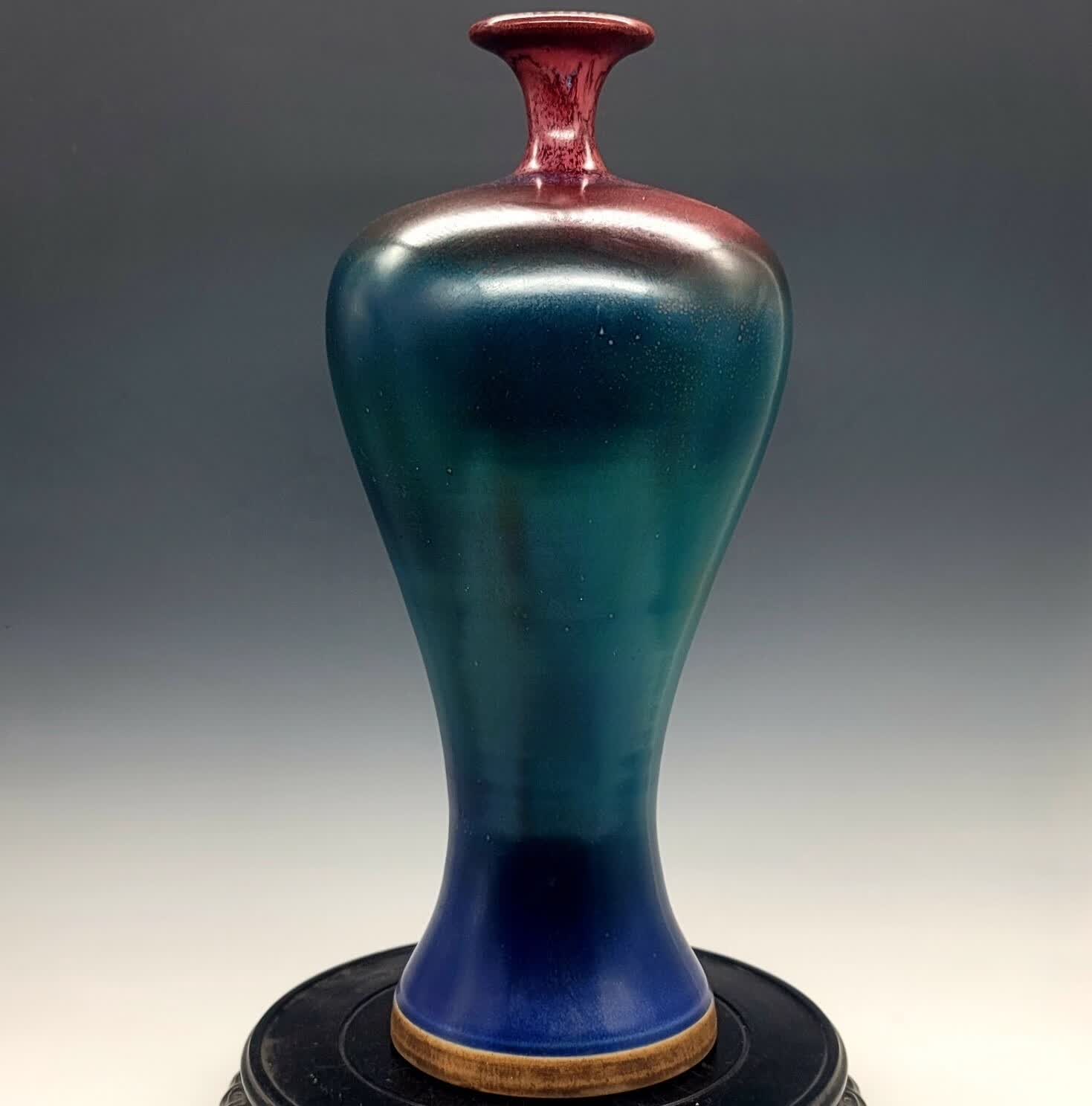 紫砂陶瓷 陶器 窑变釉瓷器摆件 梅瓶 cy商品名称:窑变釉瓷器摆件 梅瓶