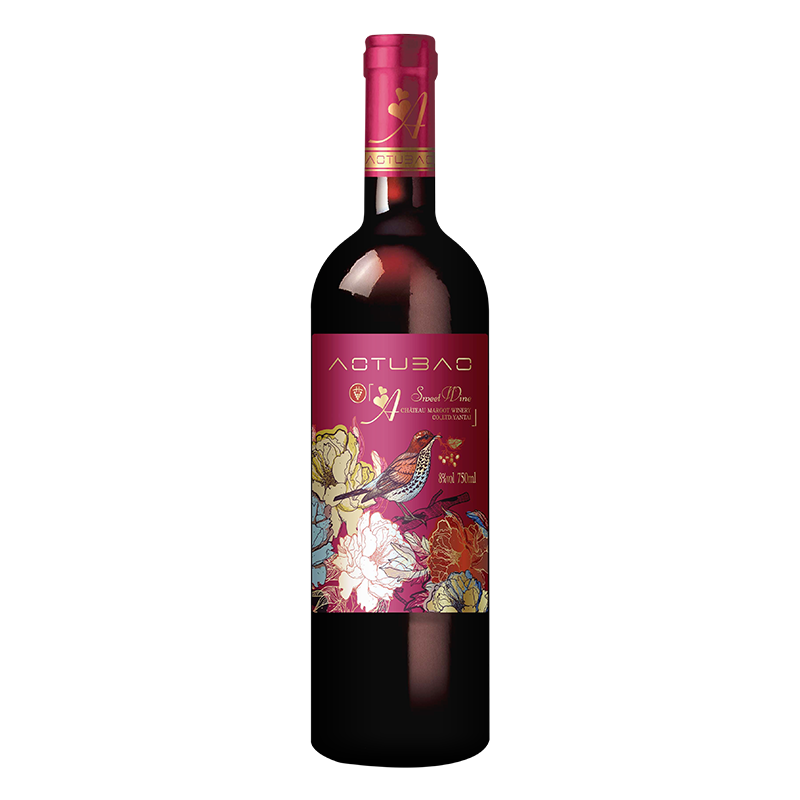 【京配包邮】法国原酒进口甜红葡萄酒 750ml