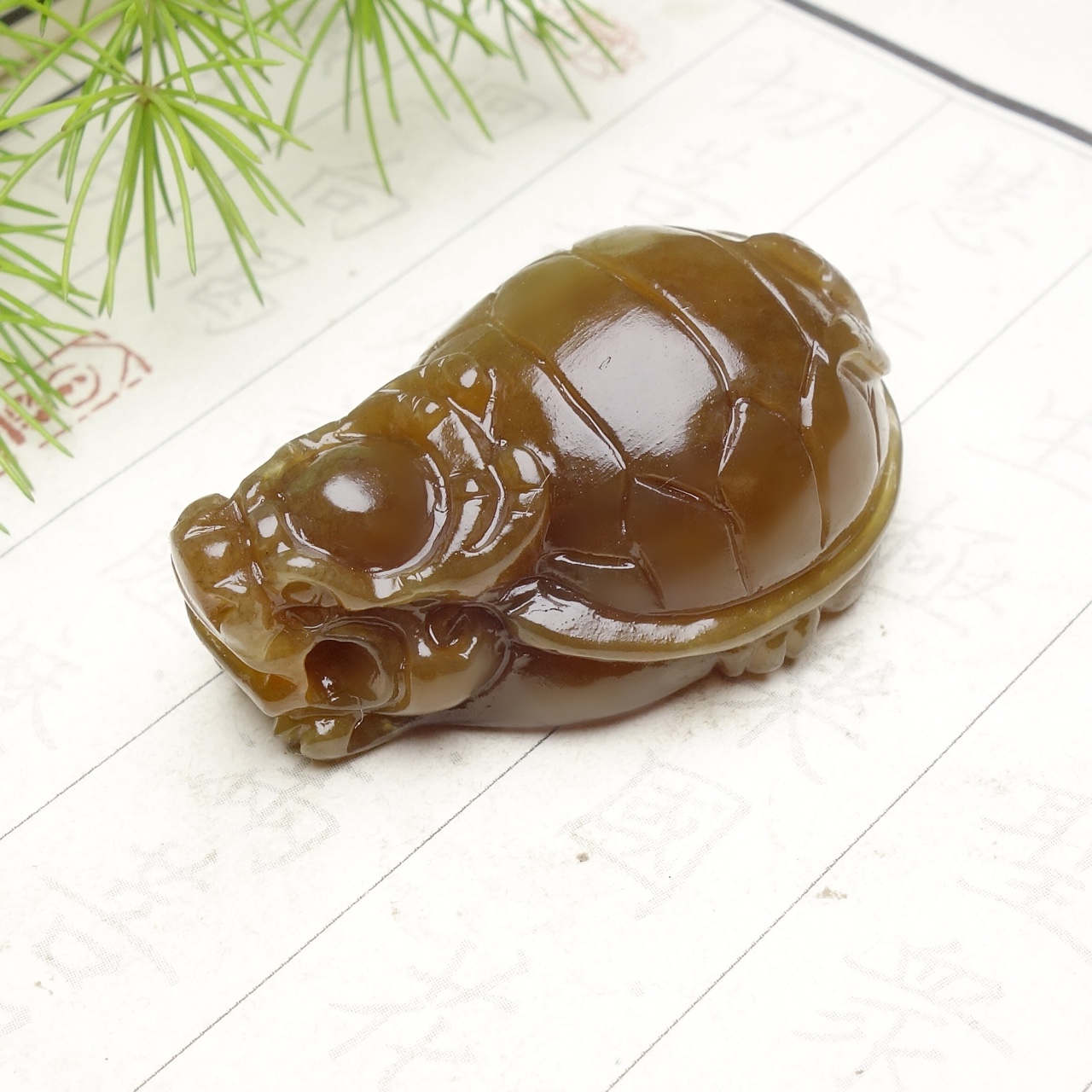 和田玉[龙龟]中国青年玉雕艺术家工作室作品 丹秋珠宝