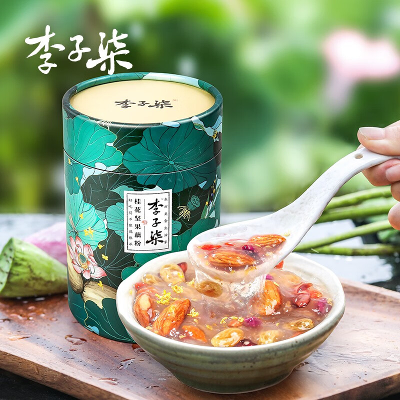 【旗舰店】李子柒 桂花坚果藕粉 350g/罐