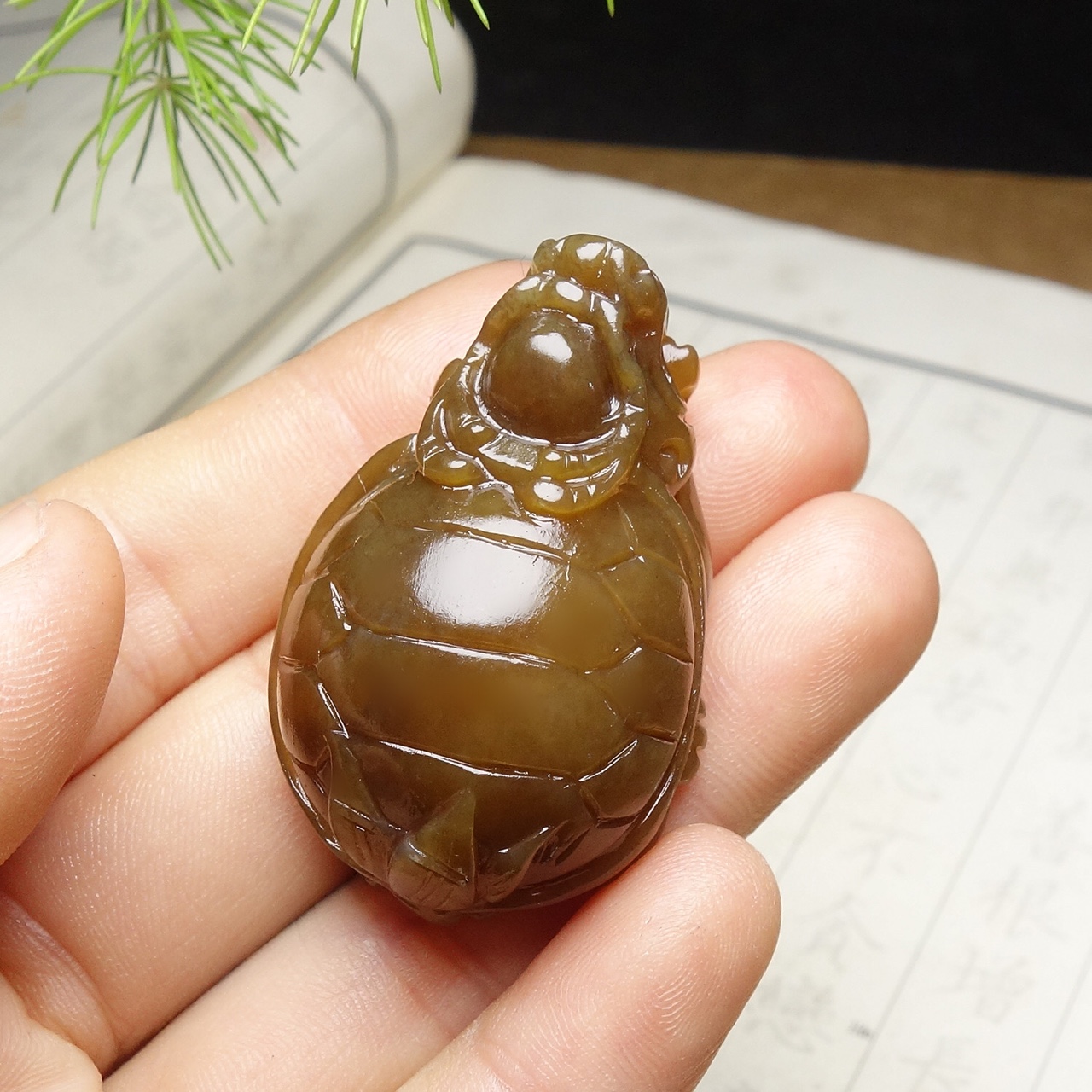 和田玉[龙龟]中国青年玉雕艺术家工作室作品 丹秋珠宝