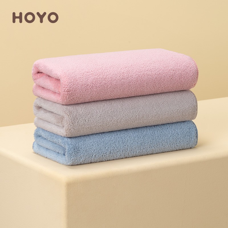 【京东自营】日本HOYO雪滑绒毛巾套装3条装