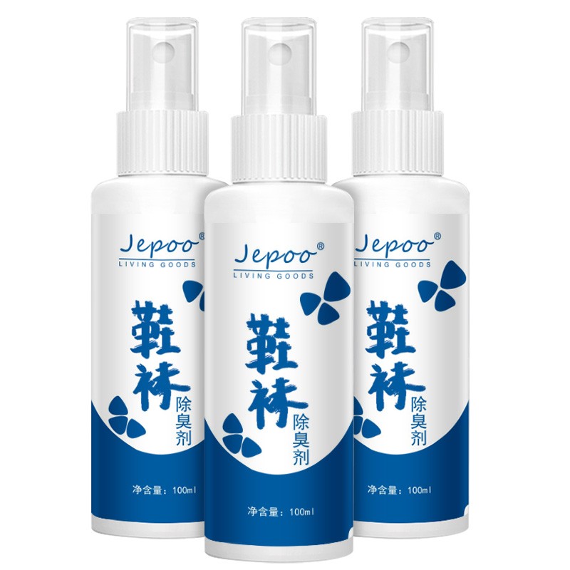 【旗舰店】Jepoo 鞋袜除臭喷雾  100ML*3瓶装