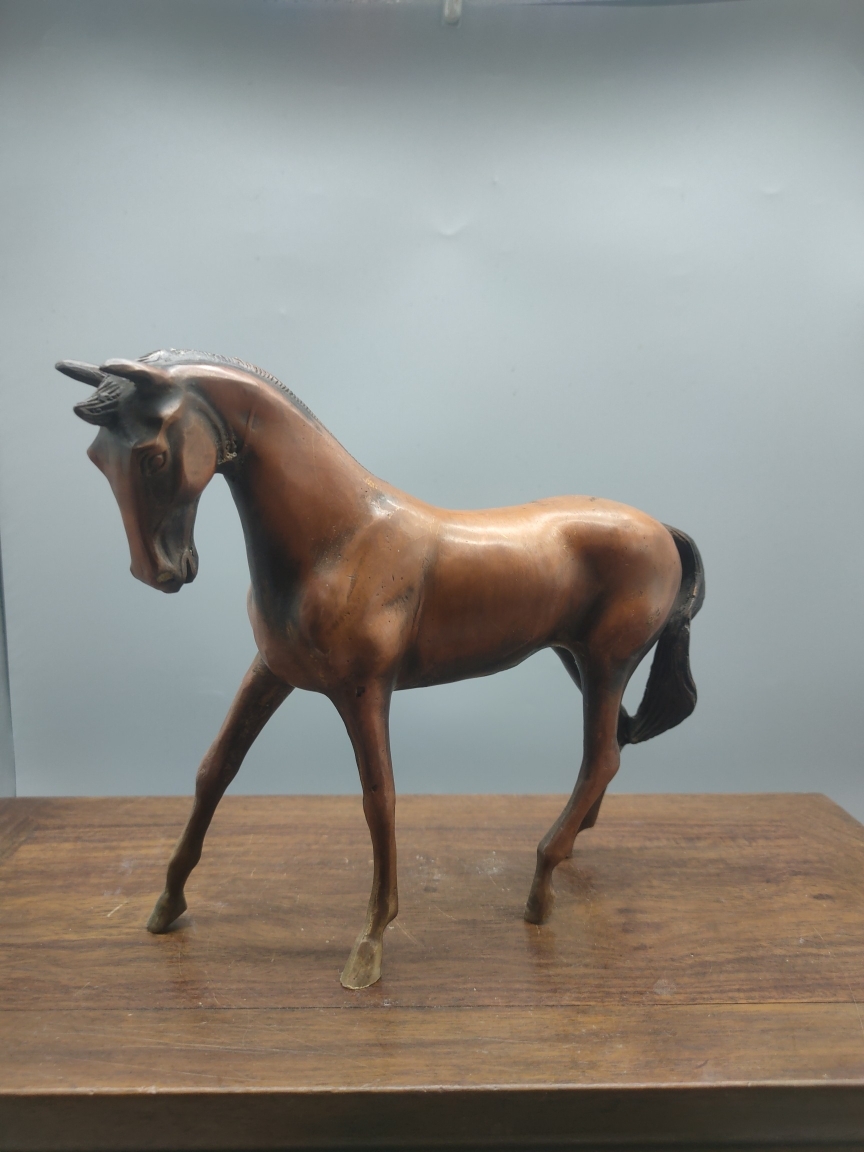 黄铜马摆件马到成功铜器收藏,马,工艺精湛 ,品相完整 材质:黄铜系列